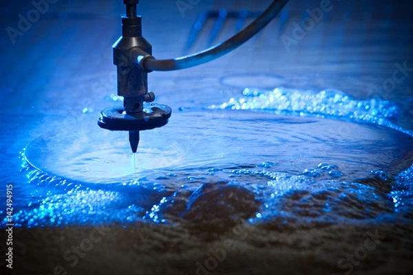 Obraz CNC Waterjet Cutting Machine Detail