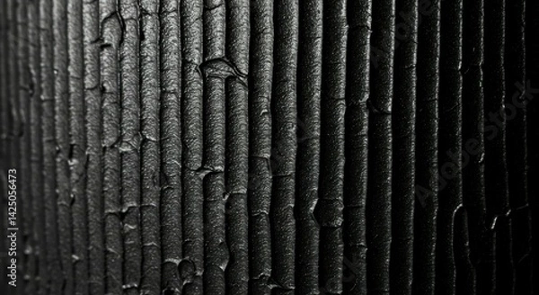 Fototapeta Dark Textured Surface with Grooves