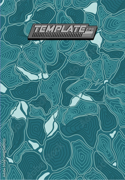 Fototapeta Abstract background for sports jersey pattern