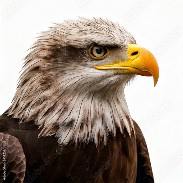 Fototapeta portrait of a bald eagle