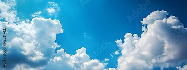 Obraz beautifull blue sky with cloud