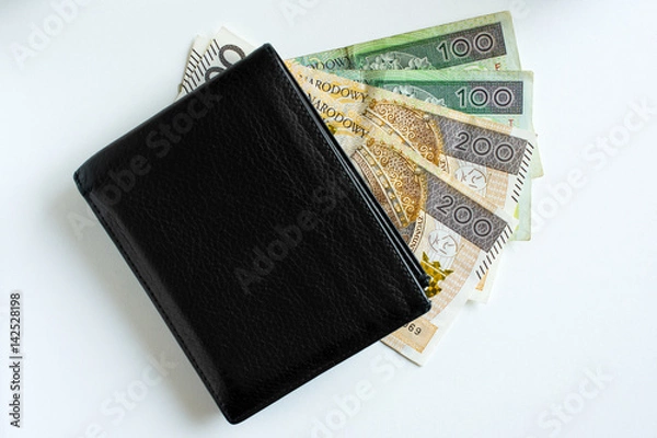 Obraz portfel z pieniędzmi