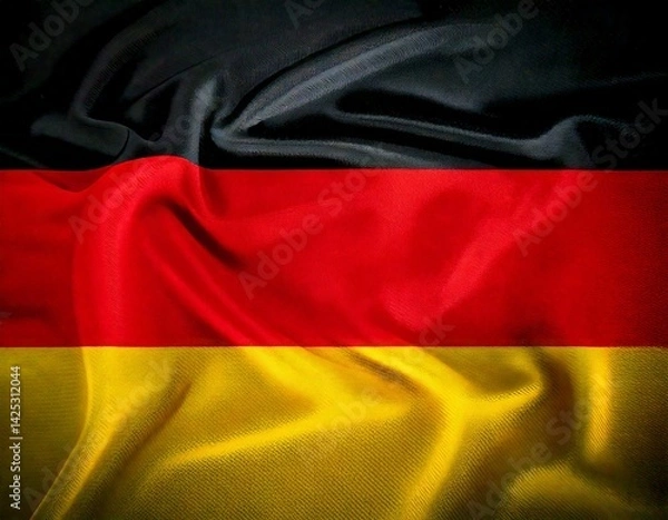 Obraz  Germany flag white backround 