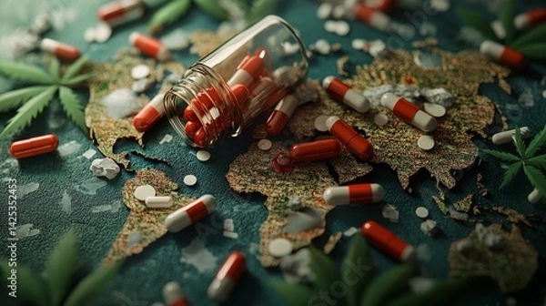 Fototapeta Global Unity in Health Awareness: A Call to Action for Change