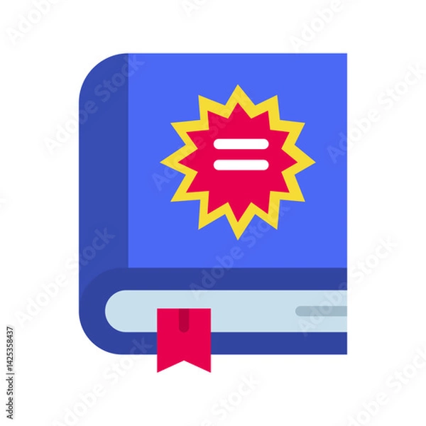 Fototapeta Comic Book icon vector image. Suitable for mobile apps, web apps and print media.
