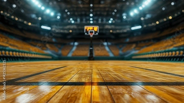 Obraz Empty basketball arena
