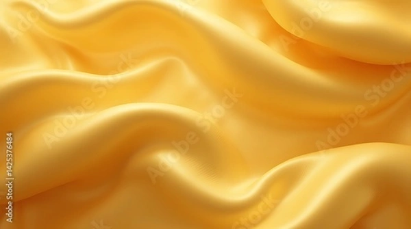 Fototapeta An abstract wallpaper or background featuring flowing golden waves, designed to create a soothing and potentially best-selling backdrop