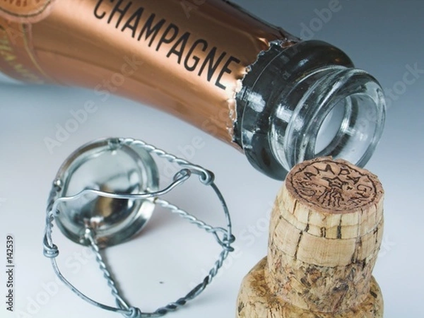 Obraz korken knallen