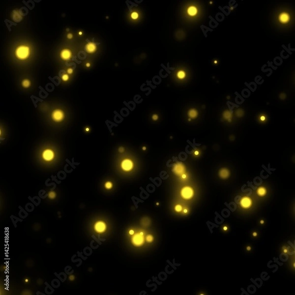 Obraz golden stars loop