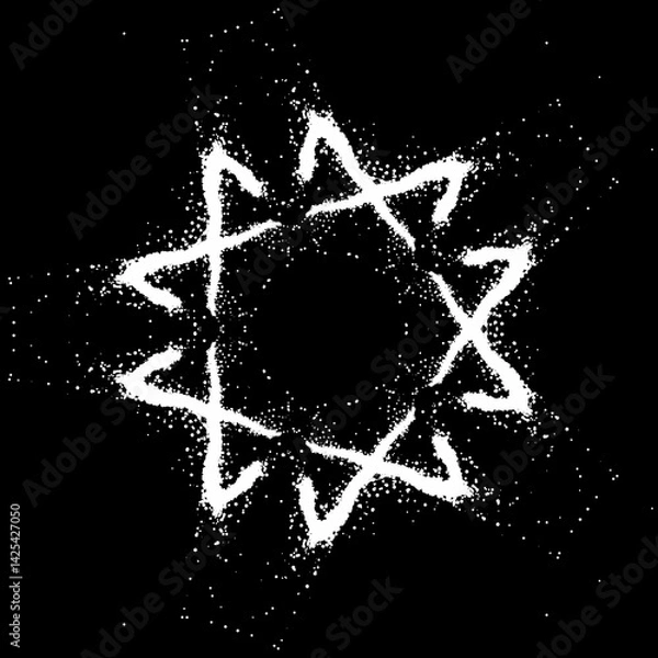 Obraz grunge star background