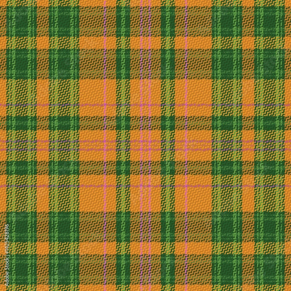 Fototapeta Tartan or plaid retro color pattern.
