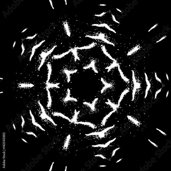 Obraz black and white background