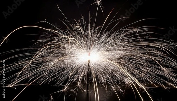 Fototapeta fireworks in the sky