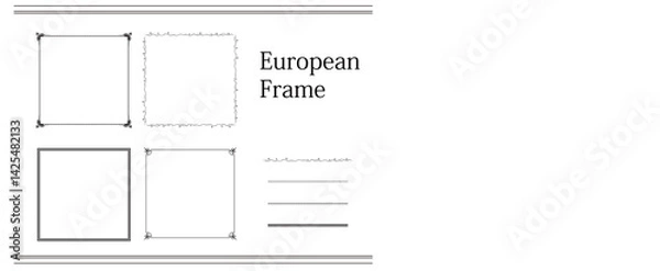 Obraz ヨーロピアンフレーム1