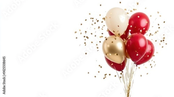 Fototapeta Festive Balloon Bunch