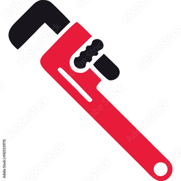 Fototapeta Black and white illustration of a toothbrush with toothpaste.