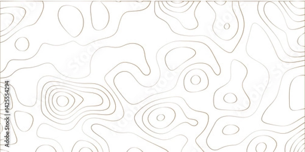 Fototapeta Abstract papercut design. Background of the topographic map. modern wallpaper texture and realistic design used for banner and posters, mountain relief geographic pattern. vector illustration.