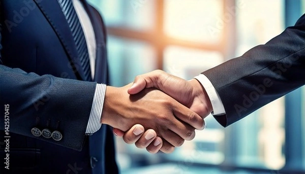 Fototapeta 握手しているビジネスマン