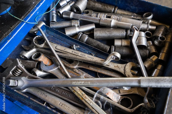 Obraz Stainless steel wrench