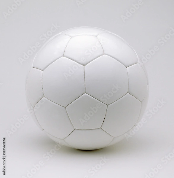 Fototapeta white football ball