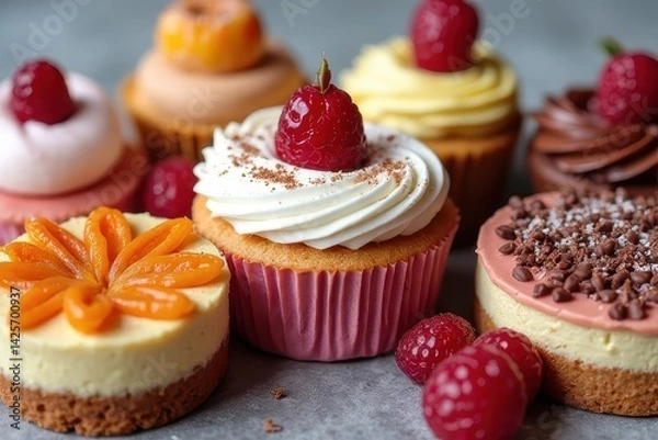 Fototapeta Dessert Cake Showcase