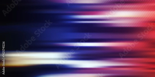 Fototapeta Abstract Colorful Blurred Header Background Template, Futuristic Poster or Landing Page Background Design - Vector Illustration