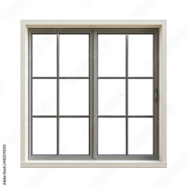 Fototapeta window on a white background