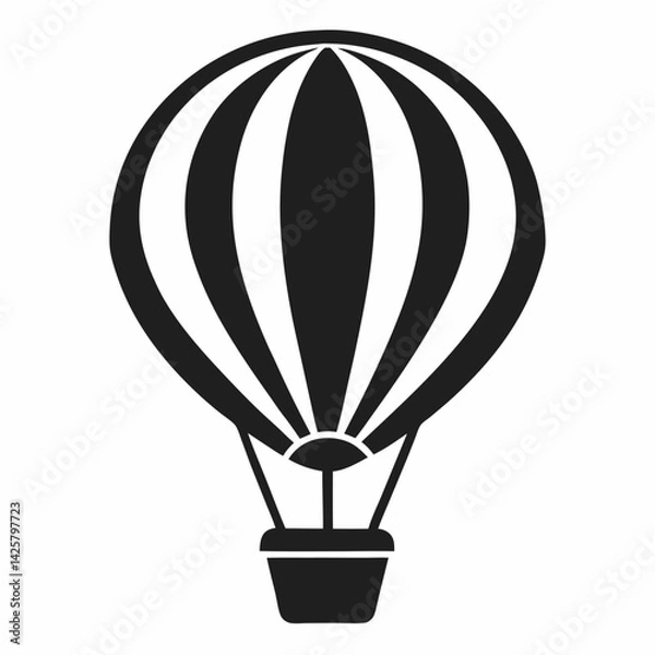 Obraz hot air balloon vector illustration