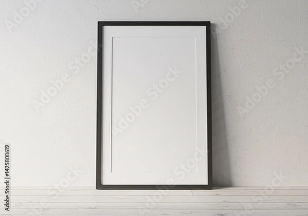 Obraz Elegant Black Frame Mockup  Perfect for Your Design Presentations