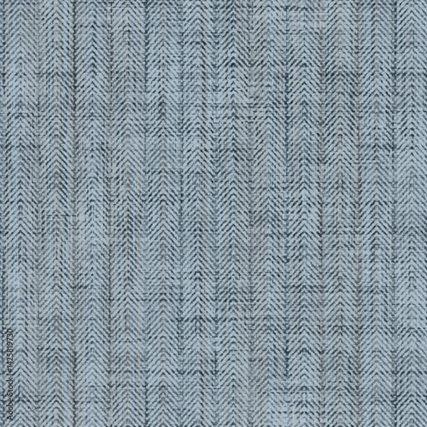 Fototapeta Monochrome simple light gray-blue herringbone pattern.