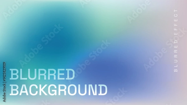 Obraz Soft light gradient effect with abstract messy background