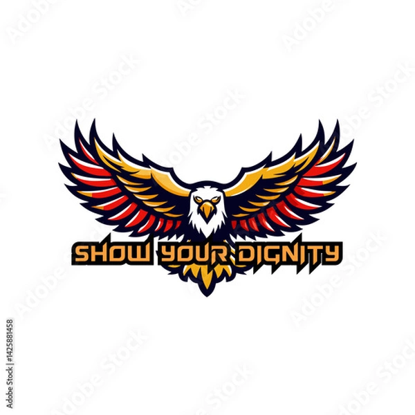Fototapeta eagle in the form of an eagle