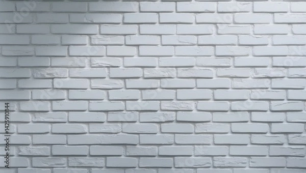 Fototapeta White or Clear Wall Texture for Background