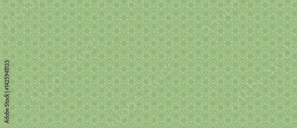 Fototapeta Subtle sage green repeating pattern.  Perfect for backgrounds, website designs, or textile prints.
