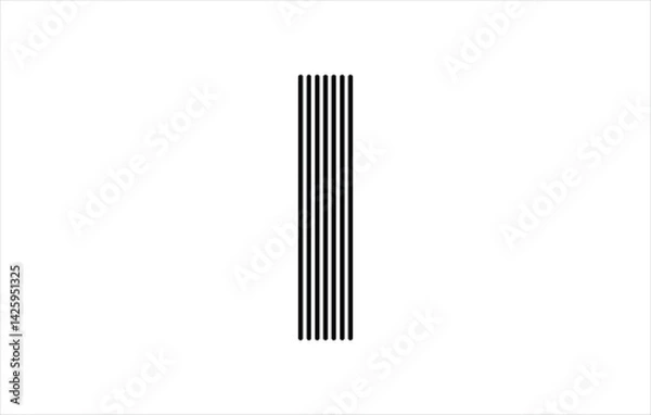Fototapeta Elegant Letter I logo Vector Template Initial Letter I Logo Design Vector Template. Creative And Modern I logo