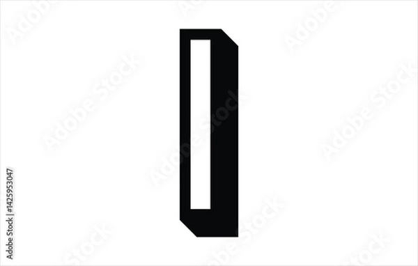 Fototapeta Elegant Letter I logo Vector Template Initial Letter I Logo Design Vector Template. Creative And Modern I logo