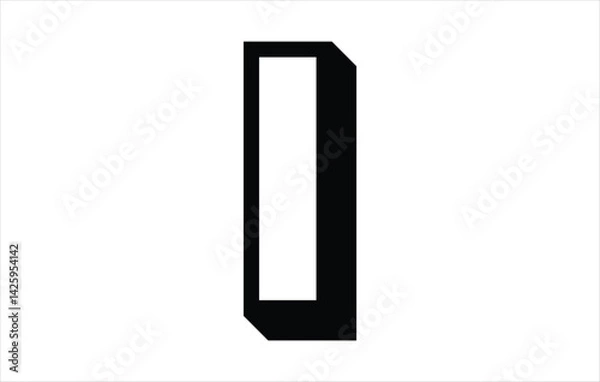 Fototapeta Elegant Letter I logo Vector Template Initial Letter I Logo Design Vector Template. Creative And Modern I logo