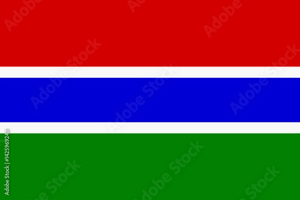 Obraz Gambia flag
