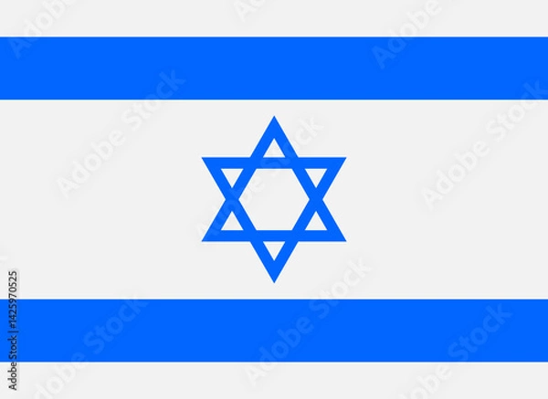 Obraz Israel flag