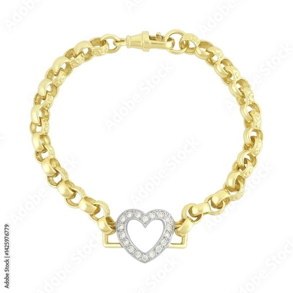 Obraz heart shaped chain