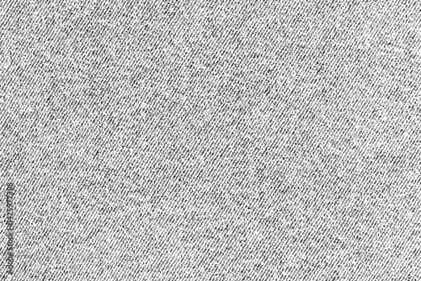 Fototapeta Vintage Denim Fabric Textures Vector Background. High quality full page fabric texture for old vintage taste.