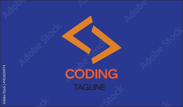 Fototapeta coding ,design,template,typography,vactor,text,fornt,logo,icon