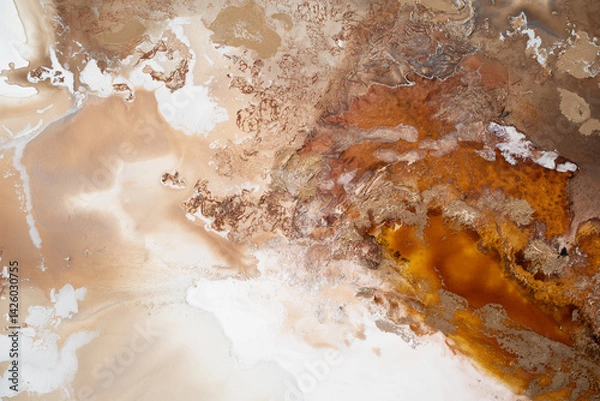 Fototapeta Hand Painted Abstract Texture Painting