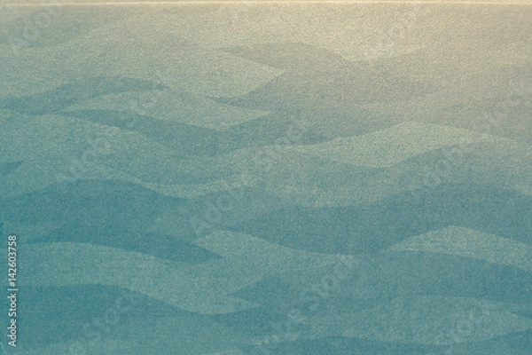 Fototapeta Elegant abstract background with sea color with abstract flowing lines