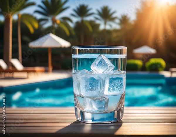 Fototapeta glass of water