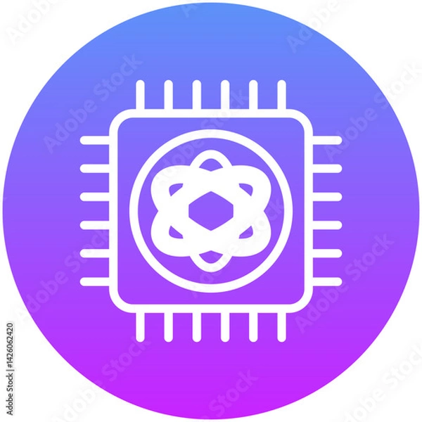 Obraz Quantum Technology Icon