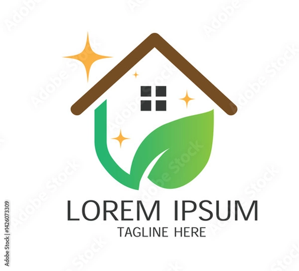 Fototapeta house logo design