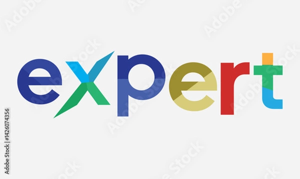 Fototapeta expart ,template, typography,vector, logo design