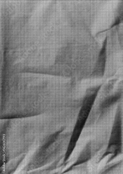 Fototapeta Large vector halftone paper texture with a transparent background
