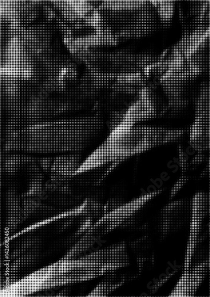 Fototapeta Large vector halftone paper texture with a transparent background